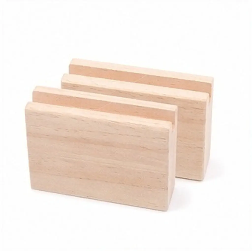 2Pcs Wooden Bed Risers Heavy Duty Furniture Lifts for Beds Tables Couches Desks Chairs Sofa Legs Elevation Supports Bed Raising