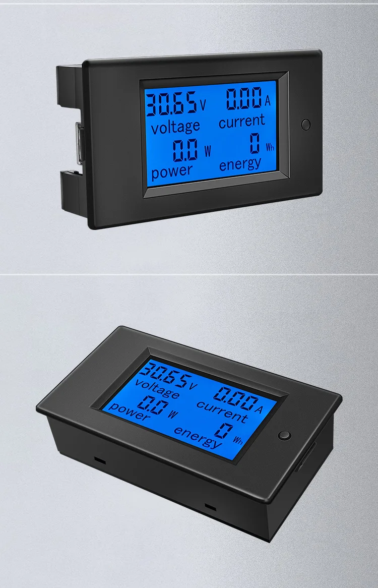 Upgrade USB-Anschluss pzem051 50/100a DC digitales Ampere meter Voltmeter 6,5-V 4 in1 lcd Motorrads pannung Strom Strom Energie monitor – Detail 14