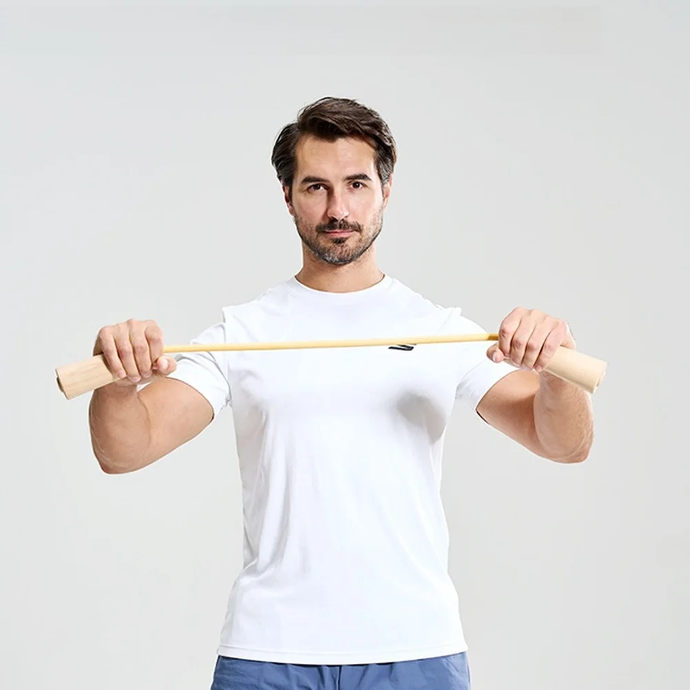 Handheld Resistance Band for Strength Training with Beech Wood Grips Suitable for Arm For Back and Triceps Workouts 750 50mm