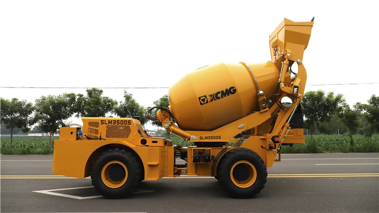 XCMG Official SLM3500S 3.5 Cubic Meter Self Loading Concrete Mixer Price for Sale