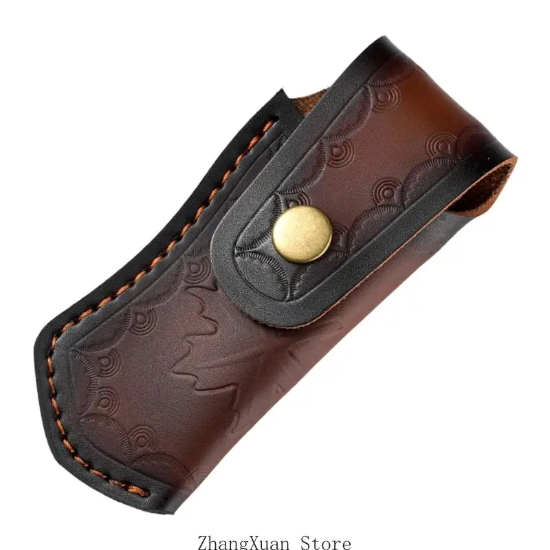 Ledergürtel-Werkzeugscheide mit Schnappverschluss für den täglichen Gürteltransport 3XUF – Detail 2
