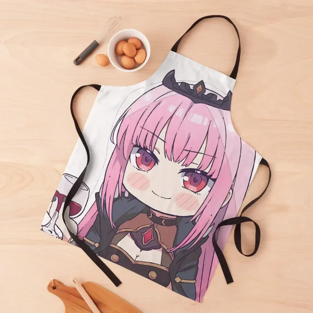 

Mori Calliope Chibi Apron Kitchen For Men cookings for women Cleaning Products For Home with pockets Apron