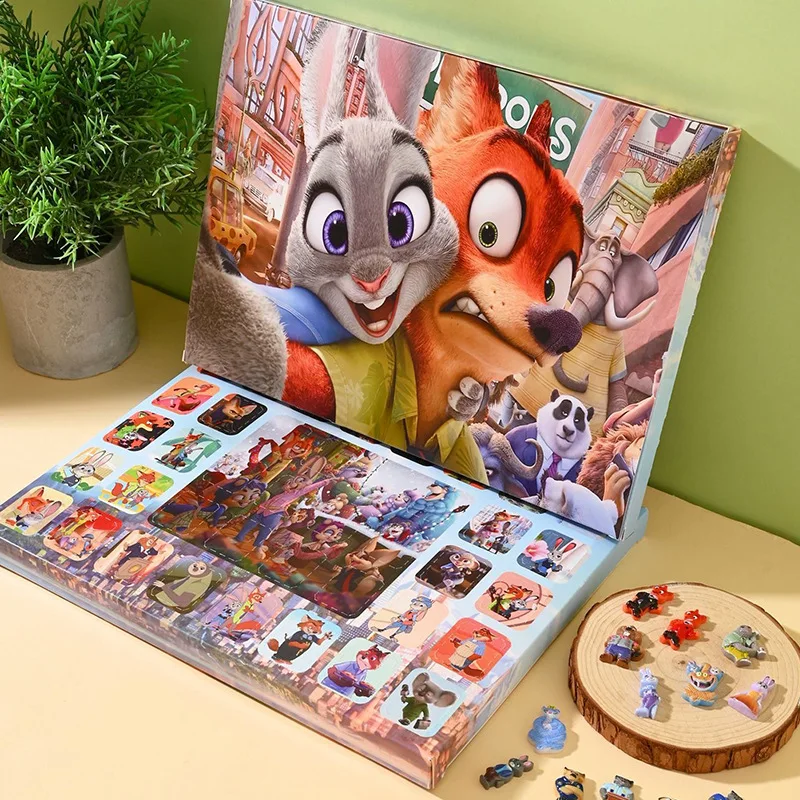 جديد ل Zootopia2 صندوق أعمى ثقب متعة أنيمي التقويم قلادة مفاجأة صندوق الكرتون عيد الميلاد صندوق غامض هدايا الحفلات 40 قطعة