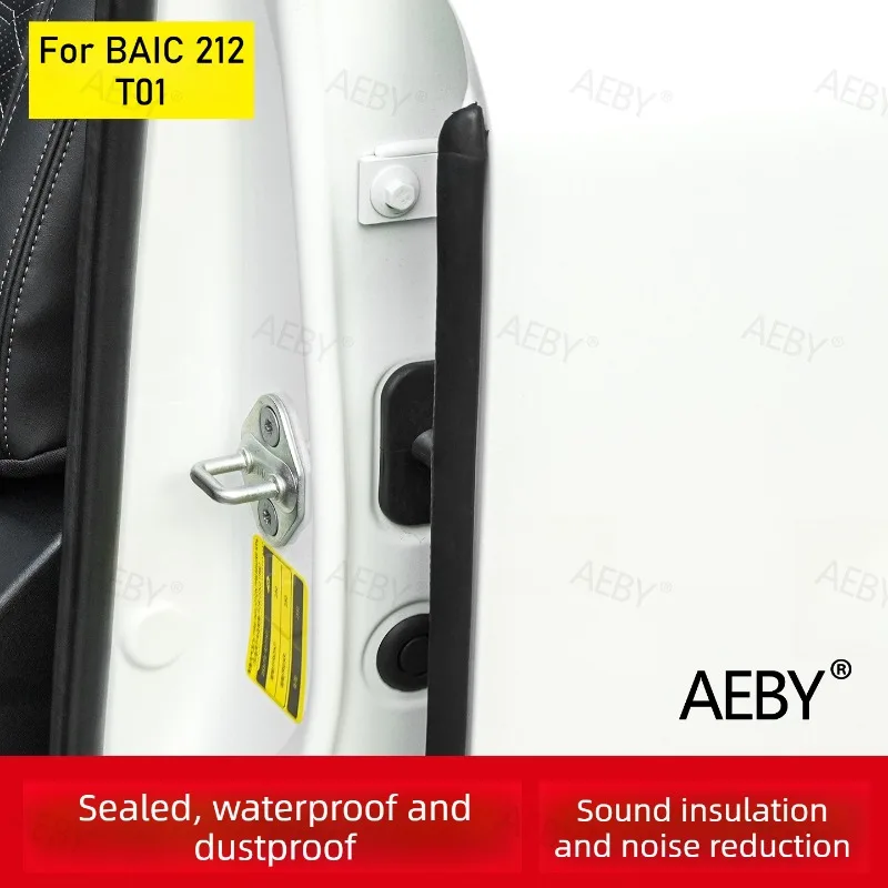 For BAIC 212 T01 Model B-pillar sealing strip,Noise reduction, waterproof and dustproof,windbreak,Car Exterior accessories