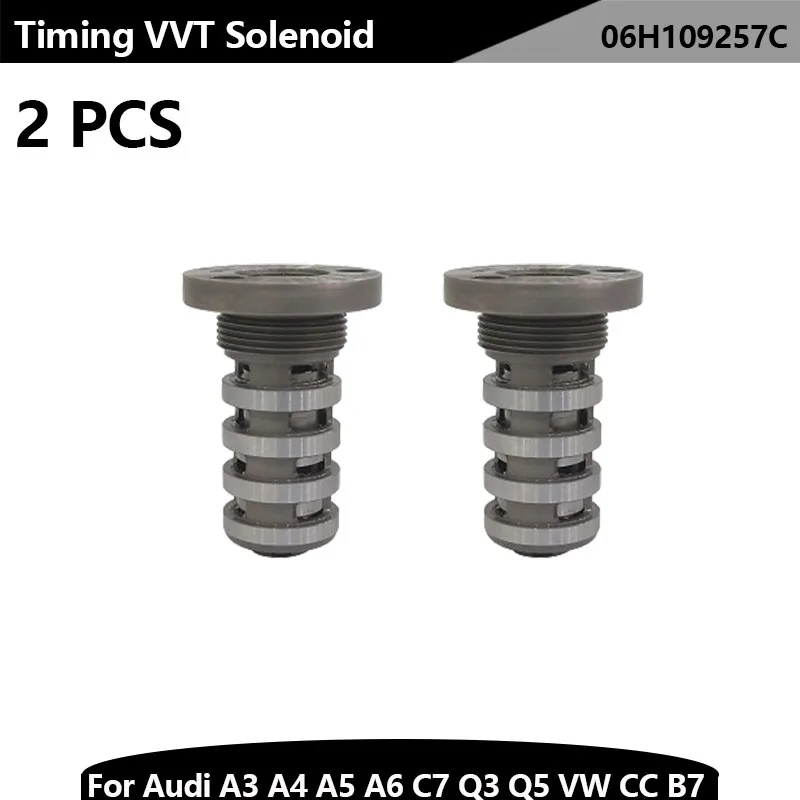 2pcs 06H109257C Oil Control Valve Camshaft Timing Control Solenoid Valve For Audi VW A4 beetle