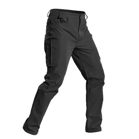 NewMen's Tactical Cargo Pants Waterproof Trousers with Multi Pockets for Outdoor Sports Hiking Hunting Fishing Work Casual Pants