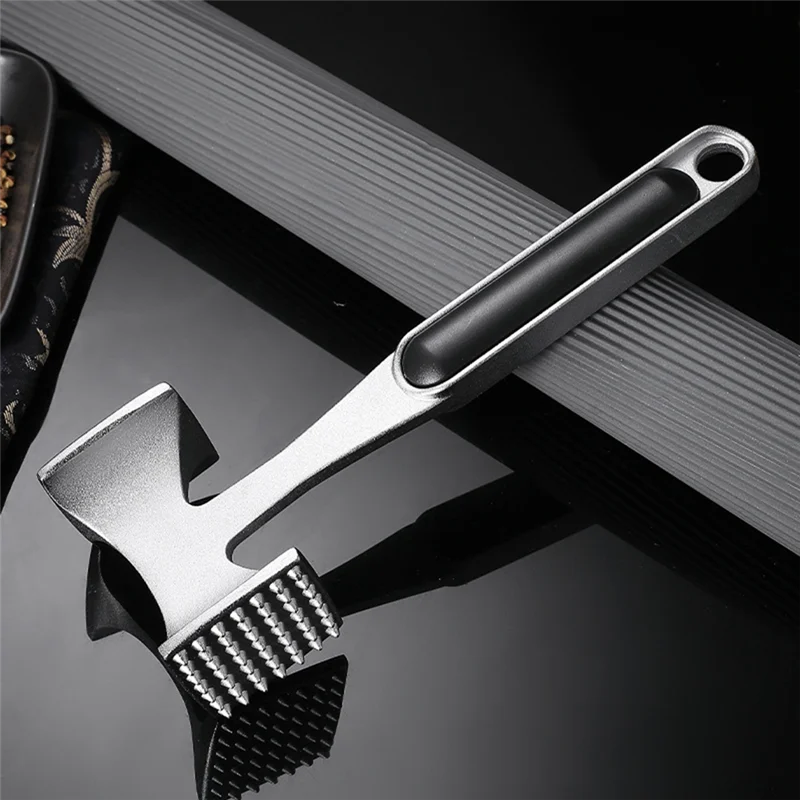 【Niedostępne】Gourmet do ubijania mięsa, orzechów, owoców morza, wielostronny ubijak do mięsa itp. Otwór do zawieszenia dla łatwego przechowywania, mycie ręczne