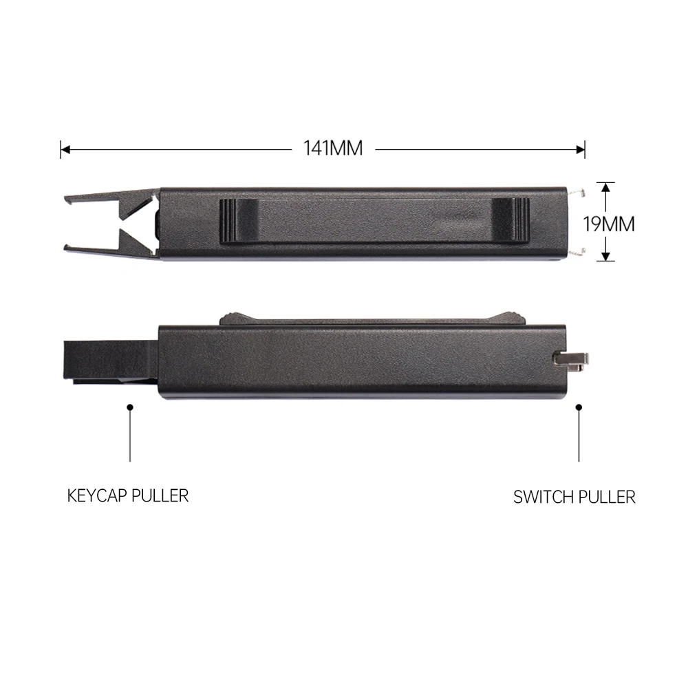 2 in 1 Hot Swap Key Puller Keycap Adjuster dispositivo di rimozione dell'interruttore portatile per il fissaggio della tastiera meccanica azione strumento di pulizia fai da te