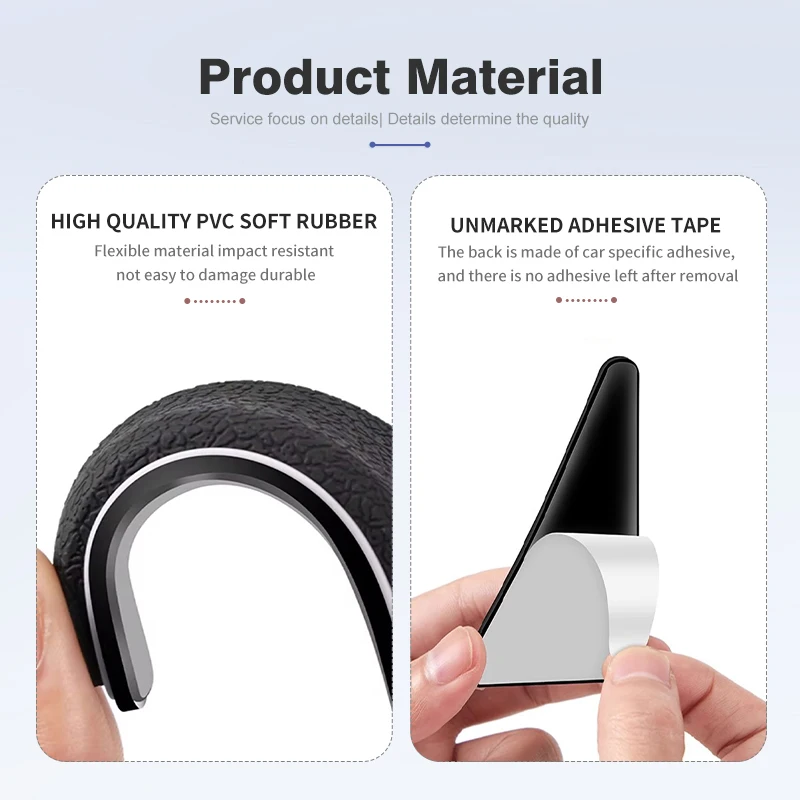 2pcs Car Door Corner Anti Collision Protector Bumper Sticker For Opel Insignia Corsa Zafira Mokka Grandland Antara Ampera