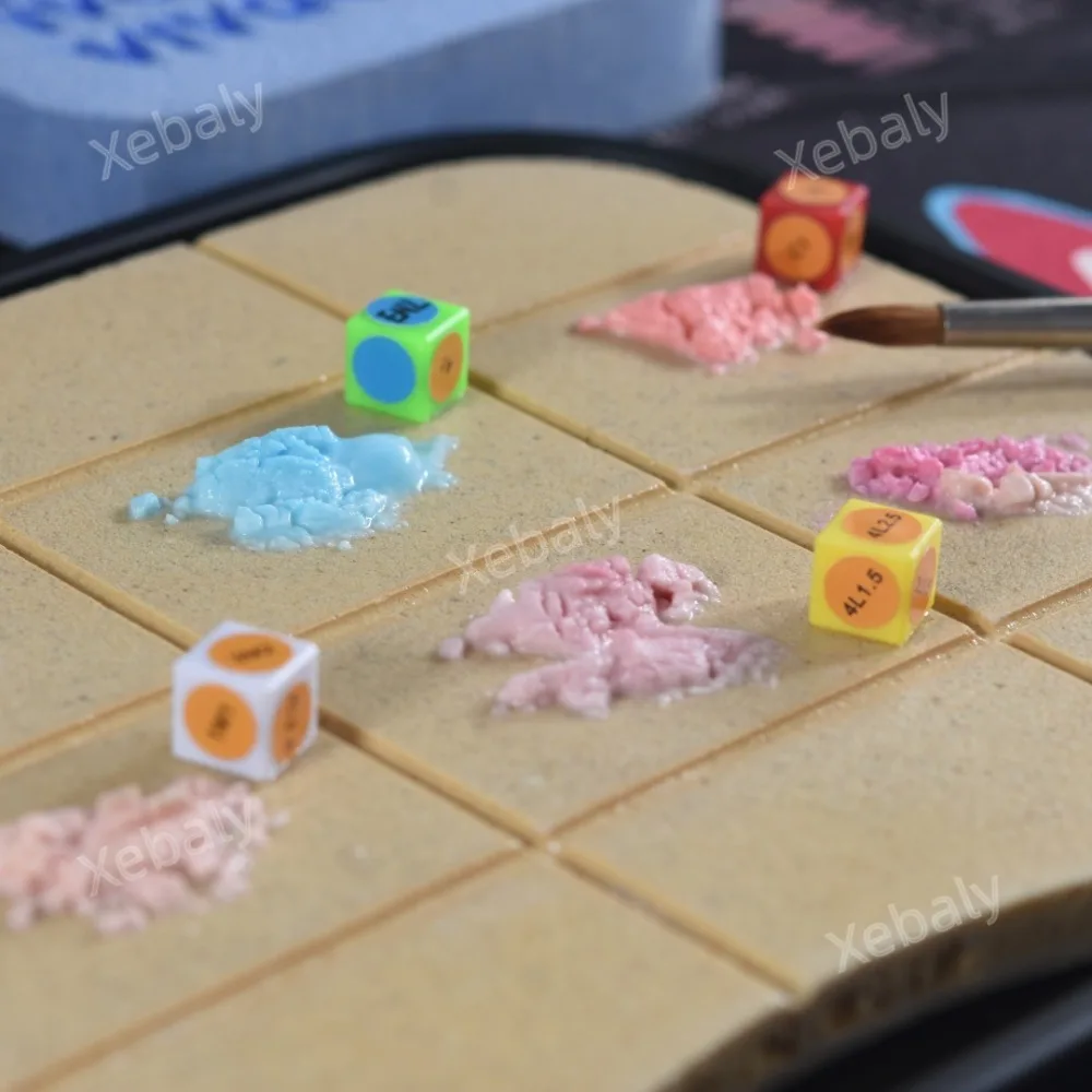248*167 Dental Lab Adjustable-free Moisturizing Ceramic Palette Denture Making Porcelain Tray Laboratory Dentistry Tools