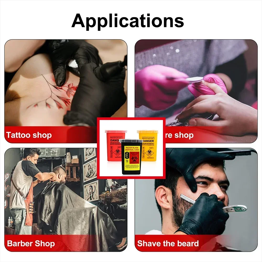 Salon Blade Recycling Box for Barber Accessories