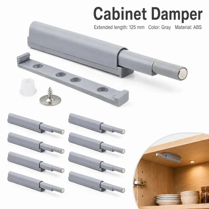 5~15pcs Cabinet Push to Open Magnetic Latch Soft Close Door Catch Invisible Handle Hardware
