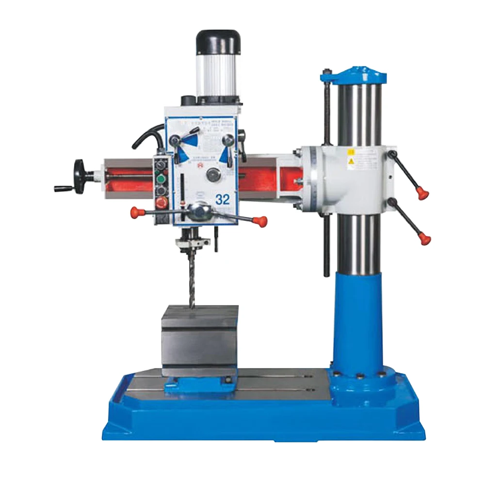 Perforadora radial de pilar de alta resistencia, taladro vertical, pedestal