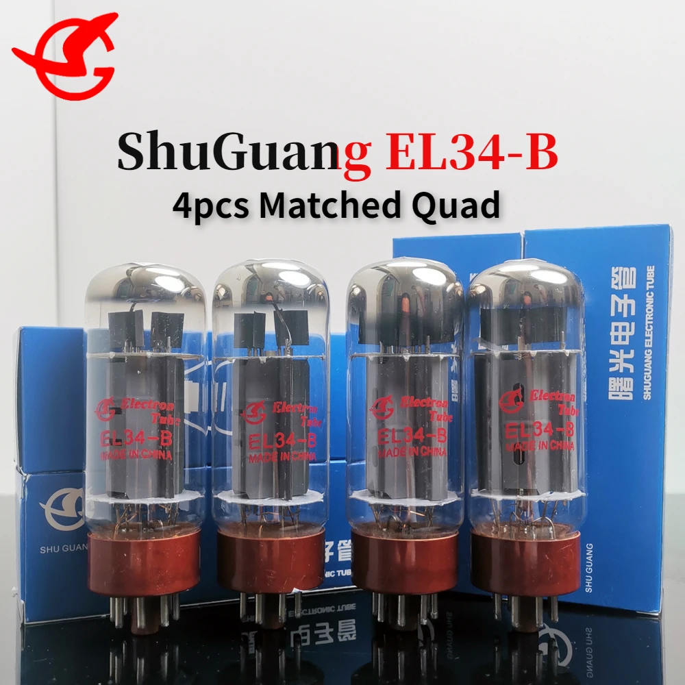 

ShuGuang EL34-B Vacuum Tube Replaces 6CA7 EL34B 6P3P 5881 6550 KT88 EL34M EL34 Tube Amplifier HIFI Audio Amplifier