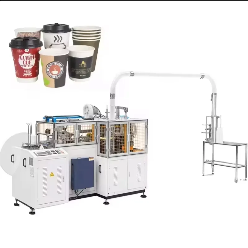 120pics/Min Automatic Disposable Tea High Speed 2-16 oz Double-layer Insulated Paper Cup Coffee Cups Making Machine