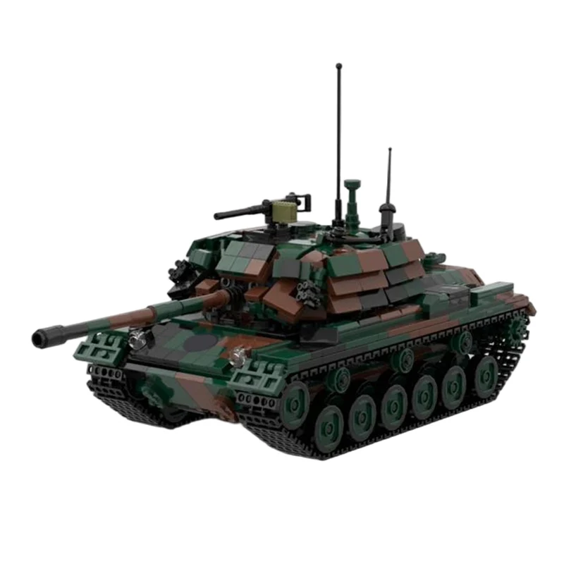 QWERT CM-11 Main Battle Tank Model MOC Building Bricks War Equipment Modular Technology Gifts Holiday Assemble Children Toy Suit