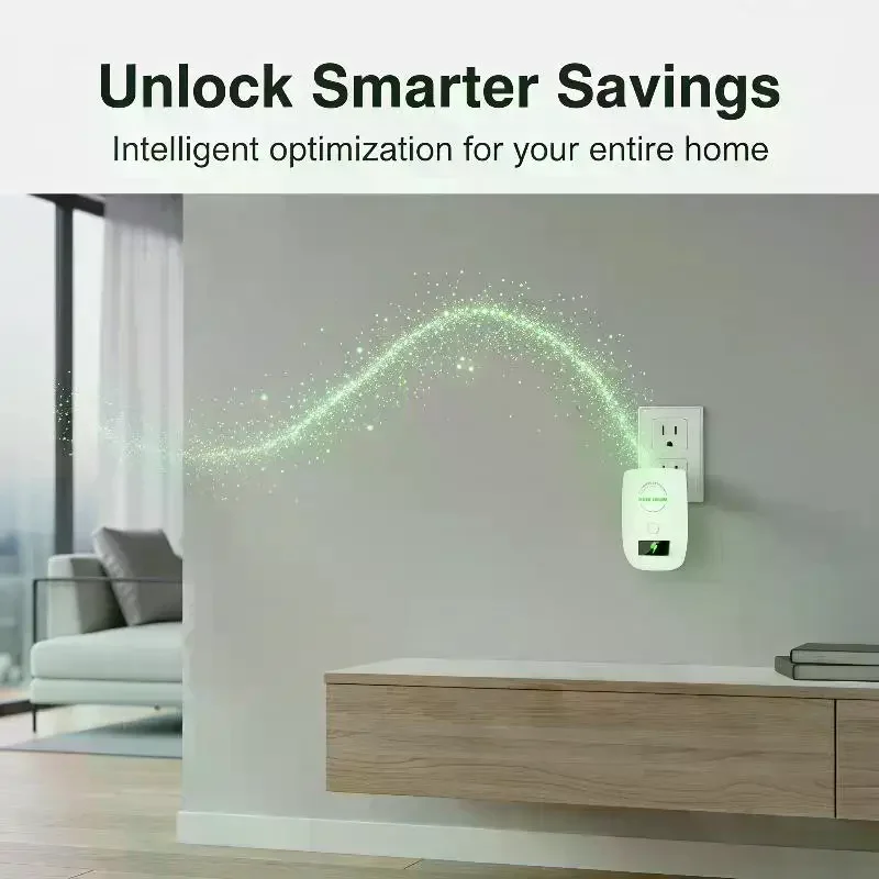 Intelligent Electricity Saving Box Voltage Stabilizer Power Saver Wide Voltage Compatible Energy Saver for Villa Use