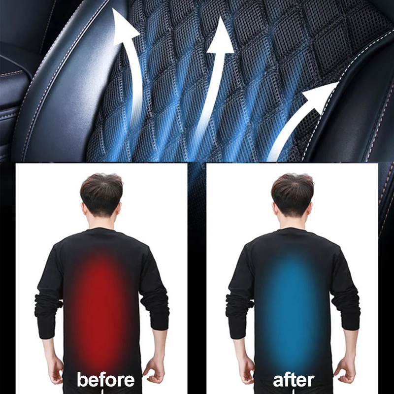 2pcs for GWM Haval DARGO 2021-2025 Seat Ventilation Pad Breathable Seat Cushion Preventing Stuffiness Sweating Summer