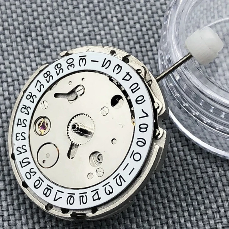 B-M DG2813 White Calendar Date Mechanical Automatic Movement Substitute Miyota 8215 821A Movement