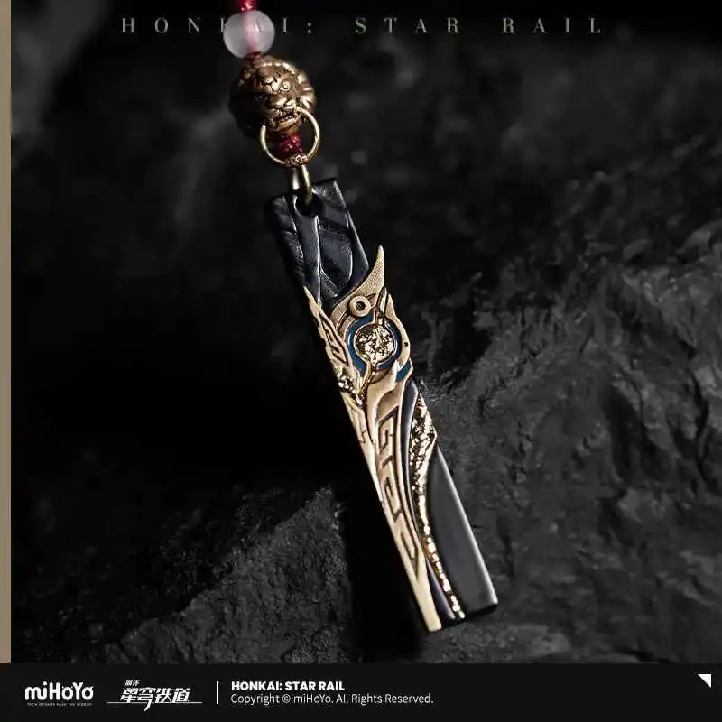 

Honkai Star Rail Jing Yuan Necklace Cosplay Costume Unisex Pendant Choker Rope Adjustable Acg Bracelet Jewelry Accessories