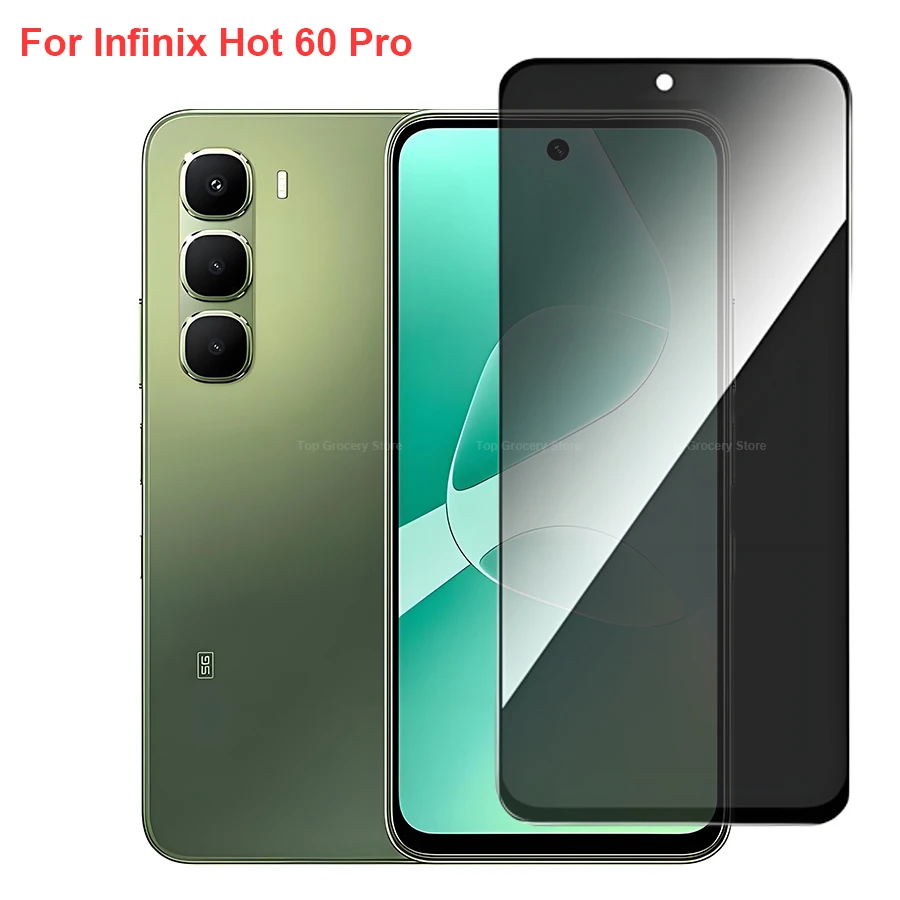 For Infinix Hot 60 Pro X6885 Anti Spy Privacy Tempered Glass Screen Protector Compatible For Infinix Hot60 Pro Phone Film