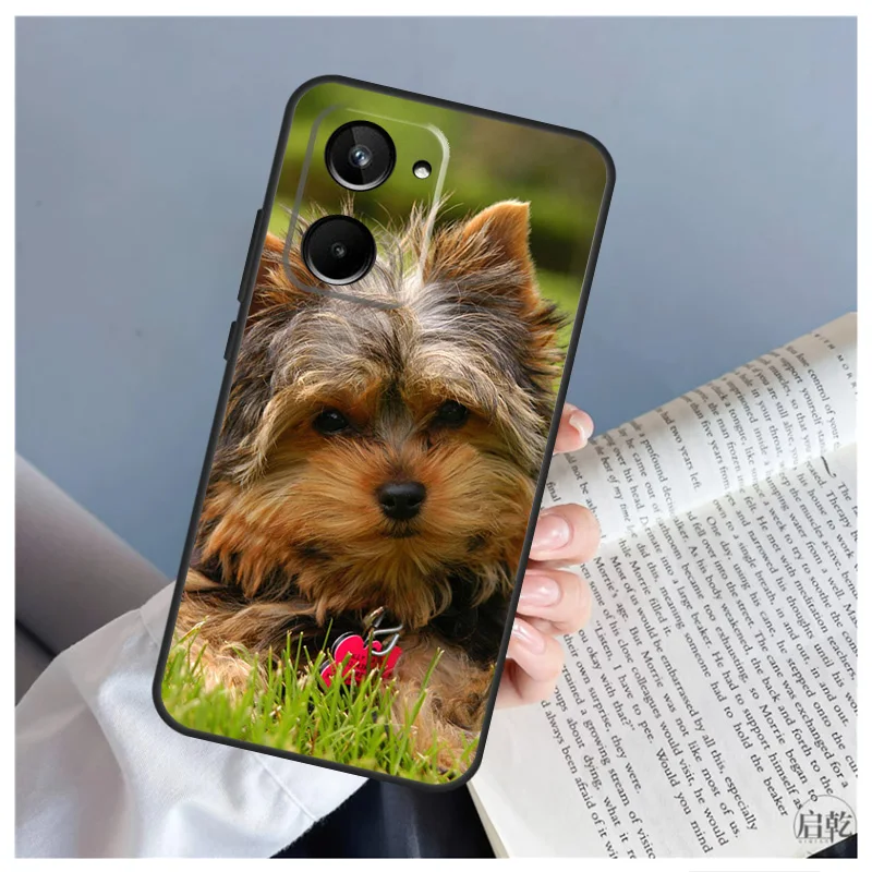 Mini Yorkshire Terrier For Realme GT5 GT Neo 5 9 10 11 12 Pro Plus C30 C31 C33 C35 C25s C21Y C51 C53 C55 C67 Case