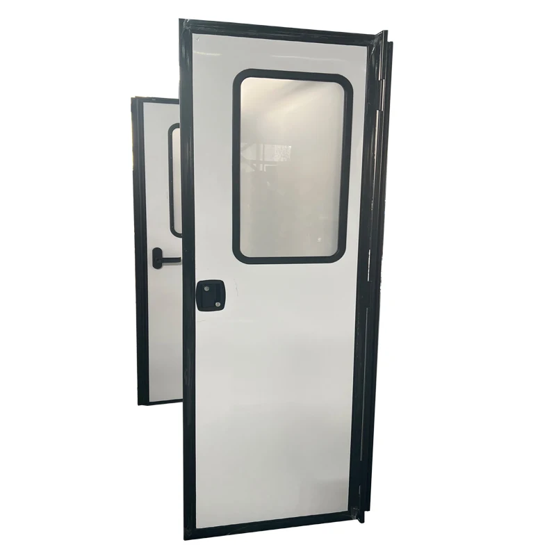 Custom RV Double Door Aluminum Double-opening Entrance Doors for Modify Cars Ambulance 1180x1637MM Custom Sizes