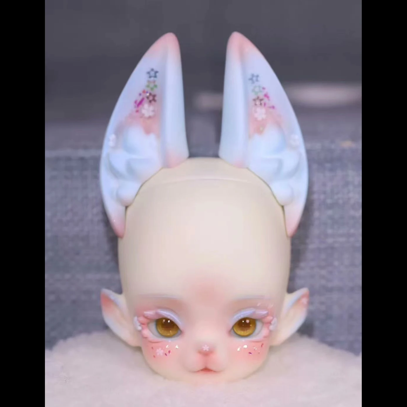 

New 1/6 BJD Doll Anime Head No Makeup Resin Cute Doll Head Without Makeup Doll Accessories DIY BJD Toys