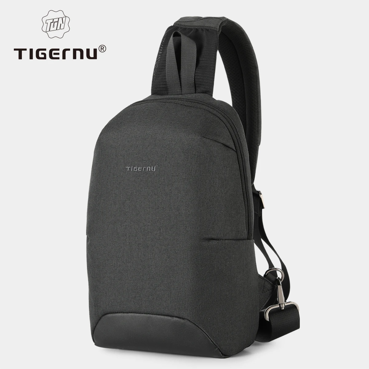 Bolso de pecho antirrobo RFID para hombre, bolsa cruzada ligera, resistente al agua, con cremallera, de alta calidad, a la moda, garantía de por vida