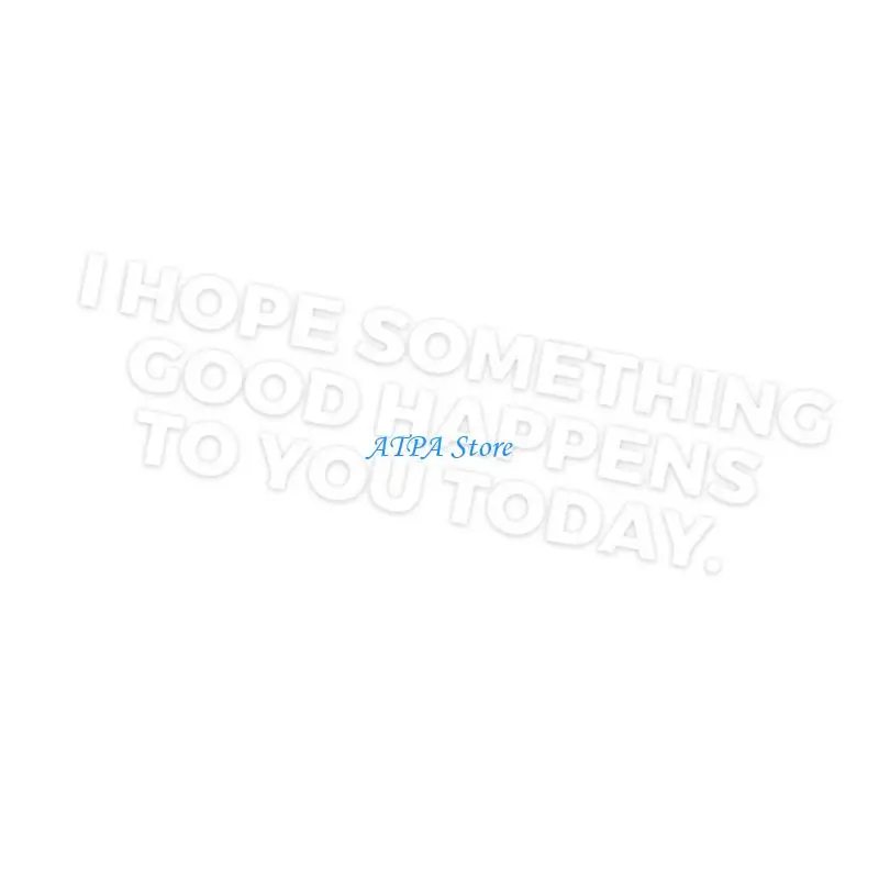 

U13C Waterproof Motivational Car Sticker Strong Adhesive Decal for Car Motorcycles