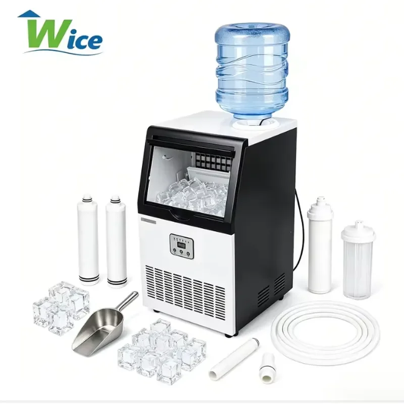 for WICE 50kg Industrial Ice Maker Commercial Ice Cube Machine High Capacity Automatic Ice Making Equipment for Business Use