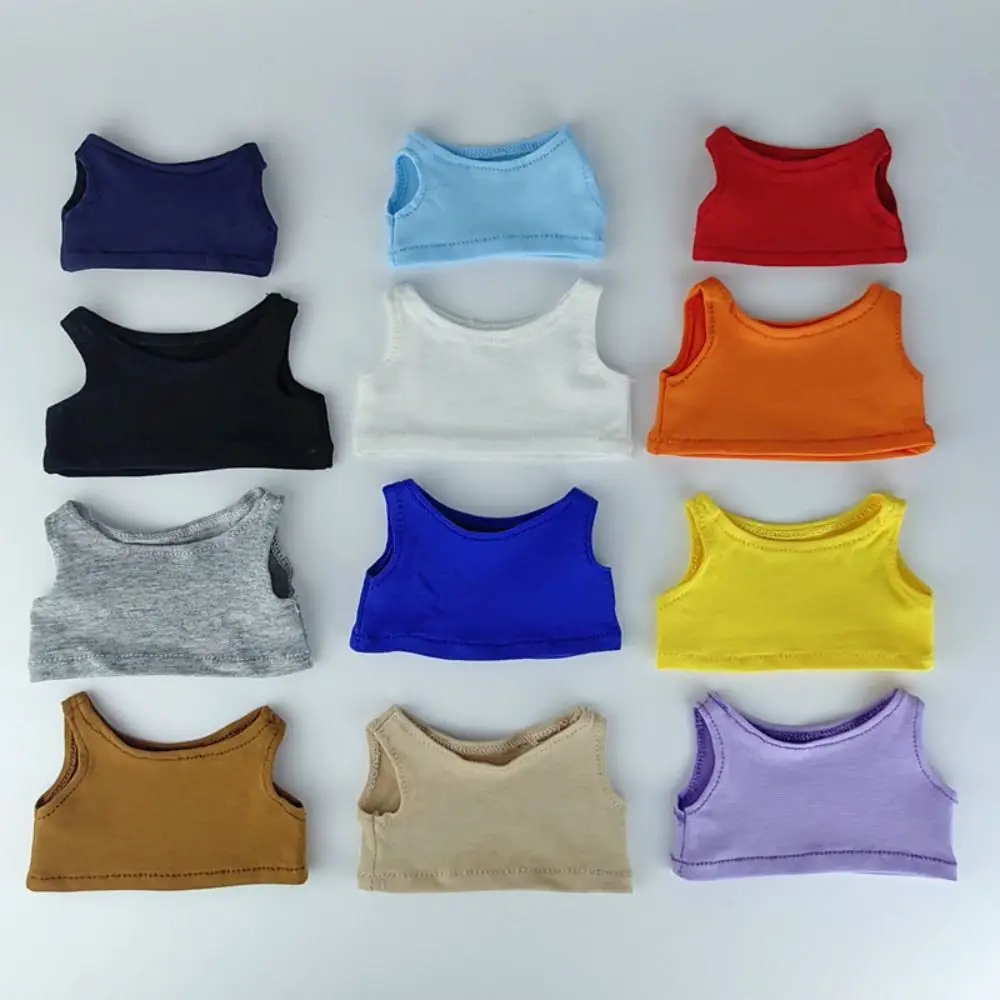 Gift Multicolor Dolls Clothes 20cm DIY Doll Vest Photo Props Accessories Mini Singlet Cotton Stuffed Doll