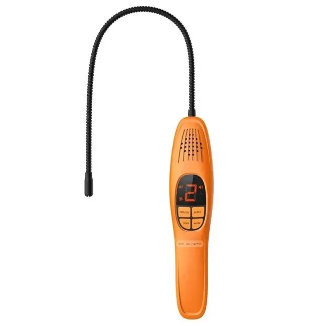 Refrigerant Halogen Gas Leak Detector CFCs HCFCs HFCs Leak Tester - Heated Diode - Portable Handheld-Rechargeable