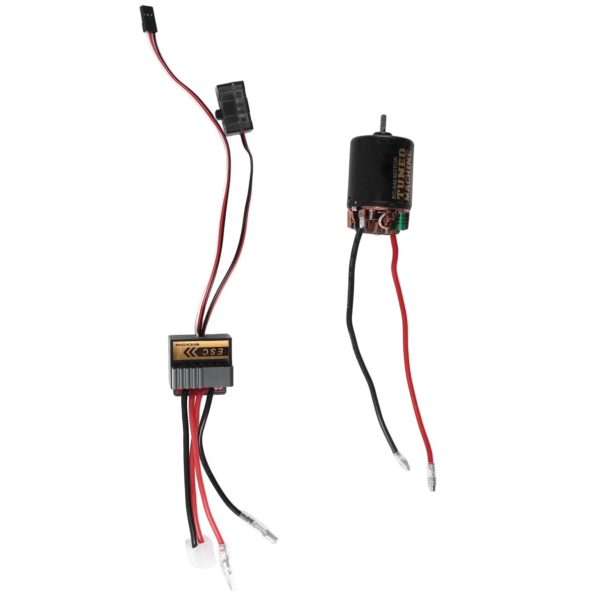 

320A ESC + 540 щеточный двигатель 55T для радиоуправляемого автомобиля Axial SCX10 TRX4 D90 Redcat,5