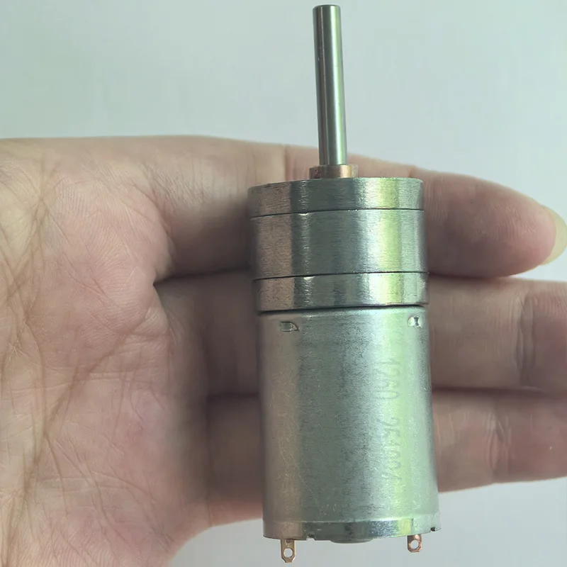 25-370 Shaft Length 25MM 6V 12V 24V DC Motor gear 12-1360RPM D Shape Long Shaft Motor Low Speed High Torque Gear Motor