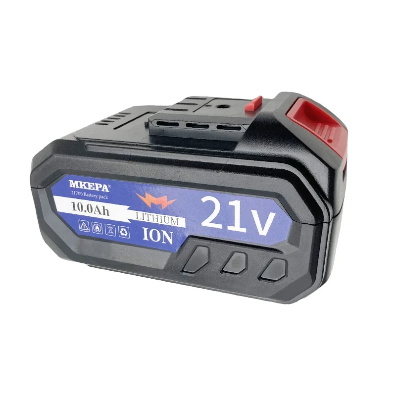 21V/18V 10000mAh, high power 21700 5C power battery,for electric drills,saws,hammers, water guns, impact drills, with 100A BMS