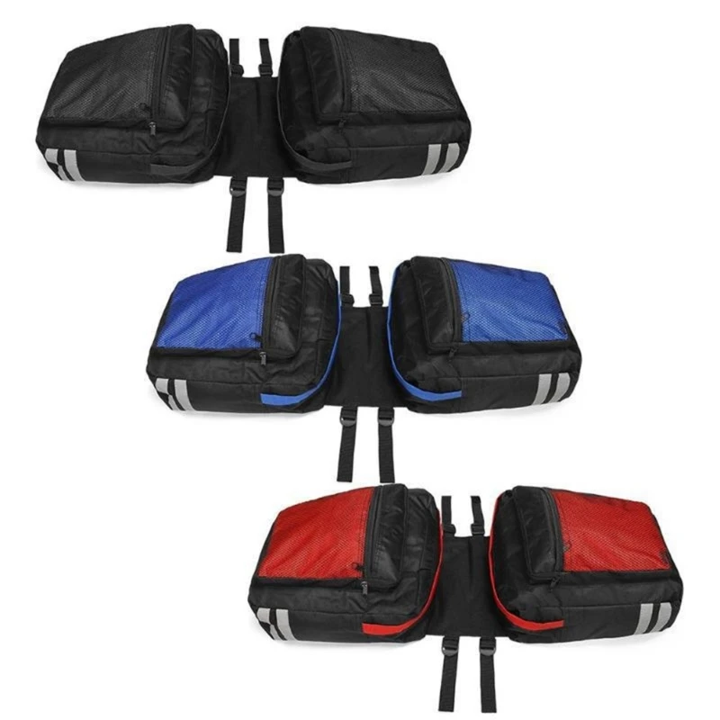 Large Capacity Pannier Rack Bag Double Bags Perfect for Cycling Enthusiasts Delivery Services and Adventurers