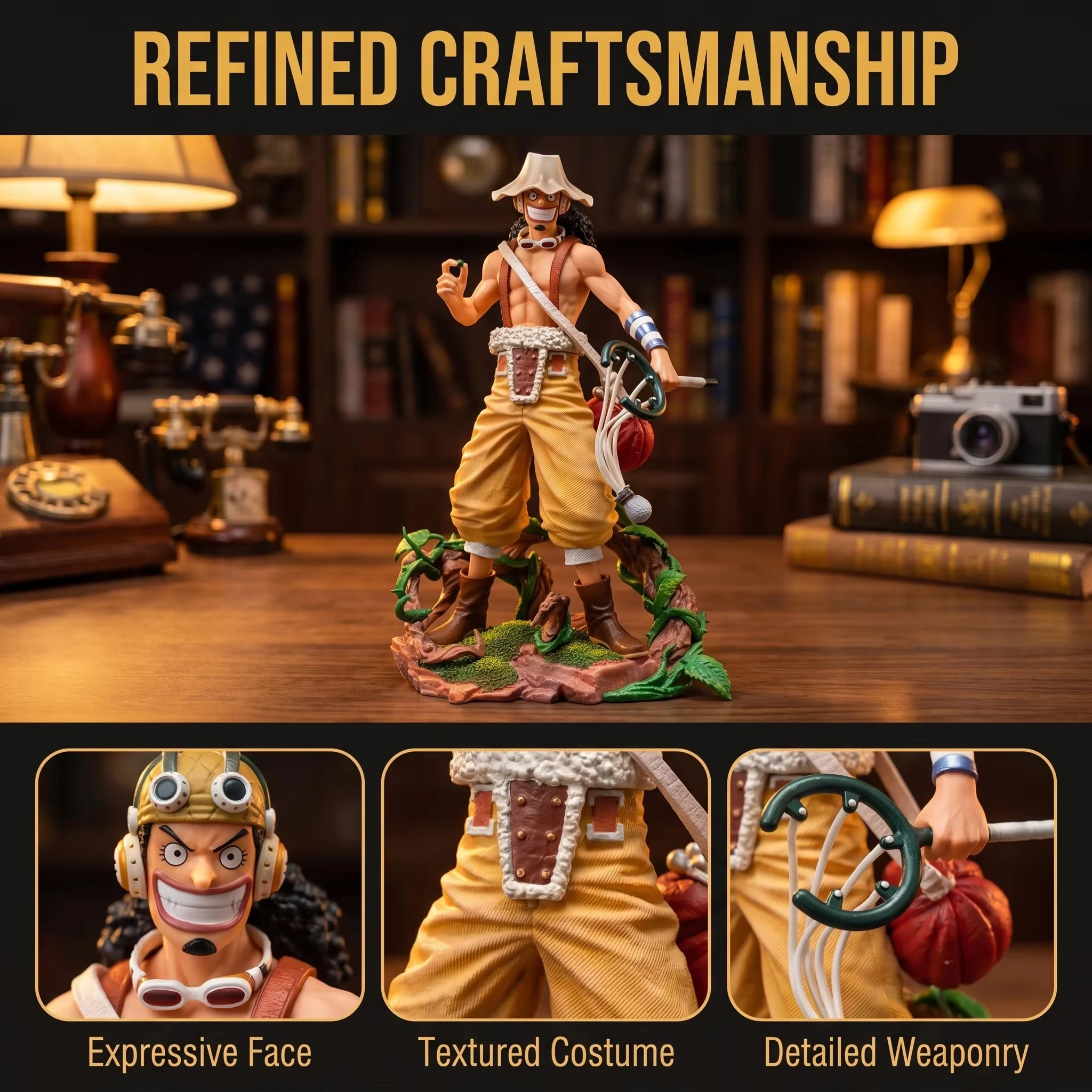 

One Piece Masterpiece LX Usop Straw Hat Team Resonance GK Desktop Ornament One Piece Anime Masterpiece Model