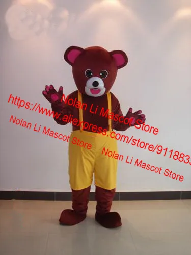 New Custom EVA Material Helmet Bear Mascot Costume Movie Props Performance Cartoon Suit Cosplay Advertising Holiday Gift 437