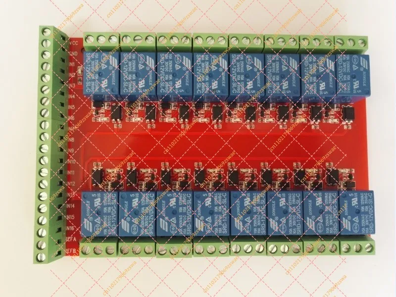 Relay Board STM32 Relay Control 16-way Relay Board 12V MCU Control Switch