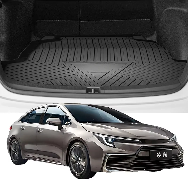 

Upgrade TPE Car Rear Trunk Mats Storage Pads Cargo Tray Dustproof Waterproof Protecion Cushion For Toyota Levin 2021-2024