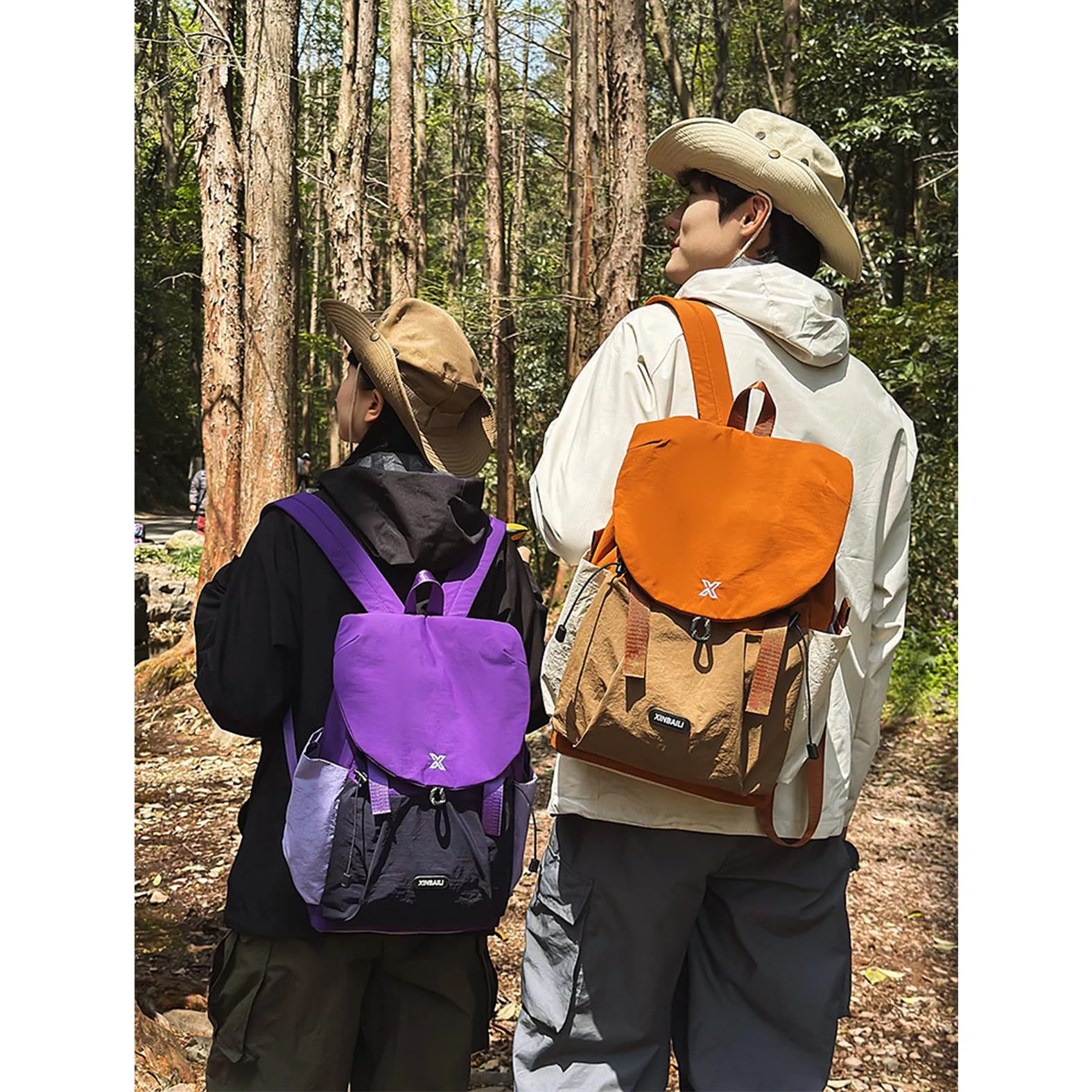 

2025 New Ultra Lightweight and Simple Daily Travel Backpack, Mountaineering and Spring Outing, Colorful Versatile Backpack
