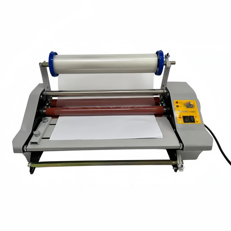 Photo Laminating Machine Electric Laminator Self-adhesive Crystal Label Hot&Cold Lamination Paper Book Laminating Machine