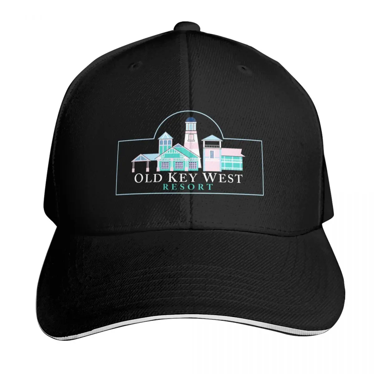 Old Key West Resort II Baseball Cap Lightweight Packable Gift for Him Her Casual Daily Wear
