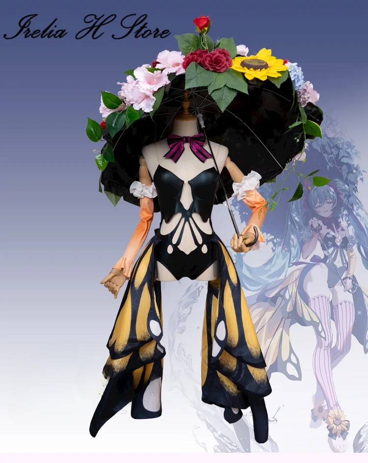 Irelia H Store mi&ku swallowtail butterfly mi&ku Cosplay Costume