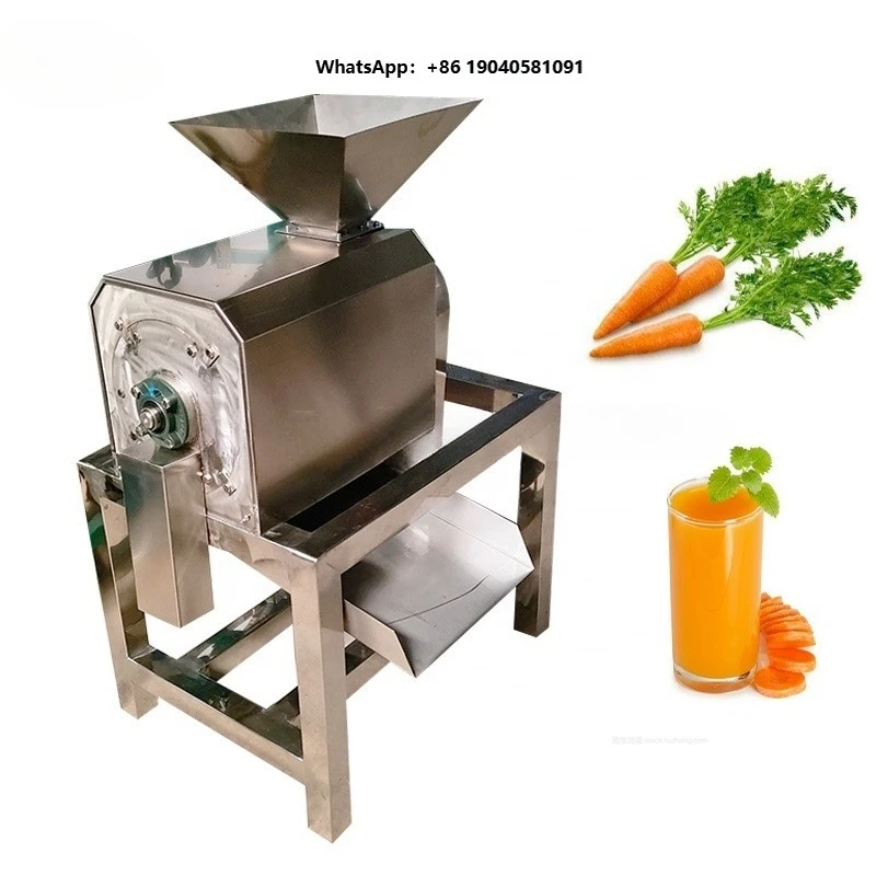 Stable Performance Guava Pulper Machine / Mango Pulp Processing Line / Fruit Pulp Juice Making Machine