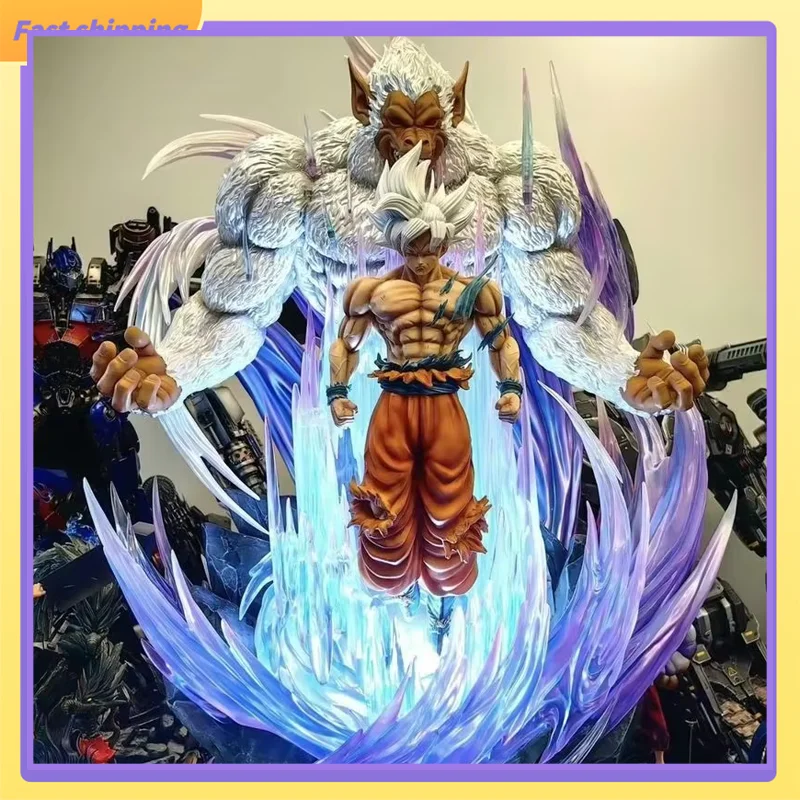 

Dragon Ball 31cm Great Ape King Son Goku Ultra Huge And Domineering Figurine Statue Model Game Combat Posture Ornament Action