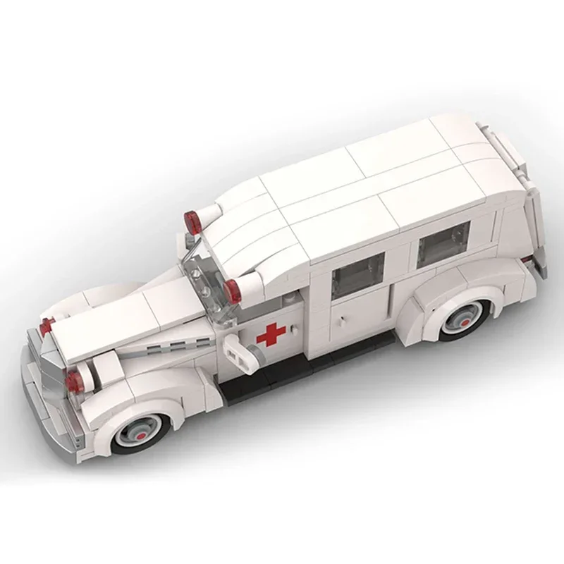 Moc Building Bricks Vintage Car Model Henney Packard Ambulance Technology Modular Blocks Gifts Toys For Children DIY Assembly