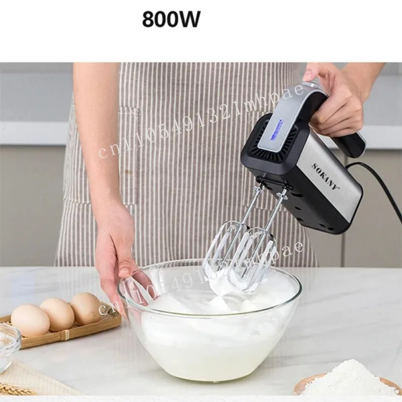 New Sk-6651 800W Home Appliances Kitchen Stainless Steel Hand Held Egg Beater Electric Manual Hand Mixer direct Selling