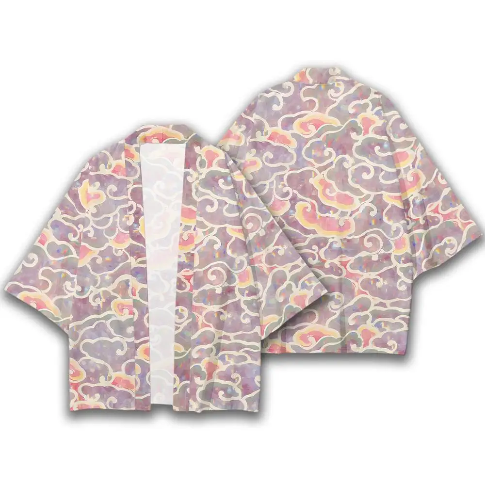 جديد اليابانية 3D المطبوعة نمط كيمونو للرجال والنساء التقليدية عارضة يوكاتا فضفاضة العصرية الرجعية الأزياء سترة سترة